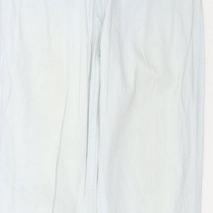 H&M Womens Blue  Denim Skinny Jeans Size 8 L31 in