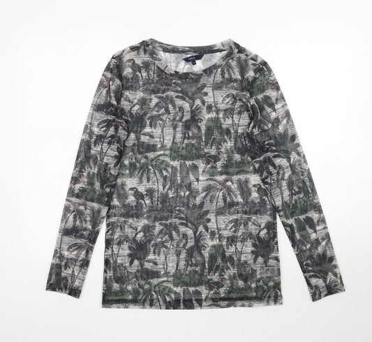 Womens UK Size 8 NEXT Multicoloured Basic Blouse