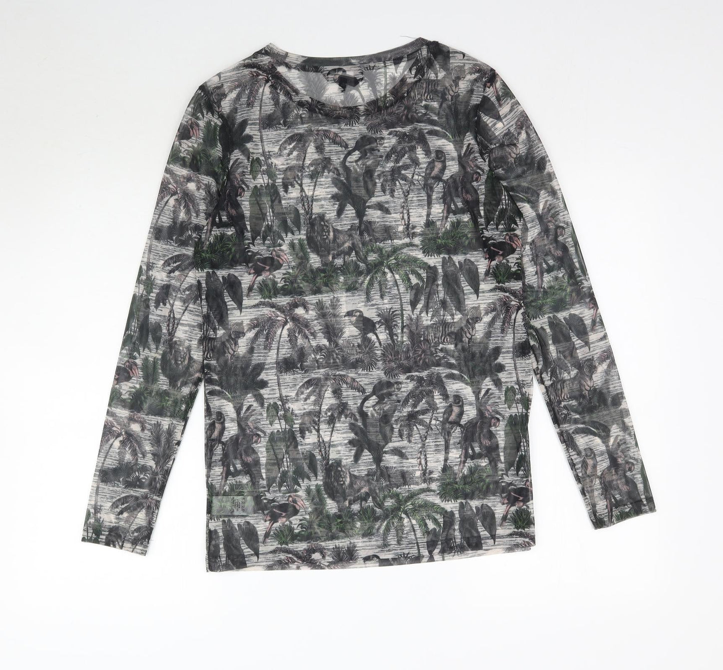 Womens UK Size 8 NEXT Multicoloured Basic Blouse