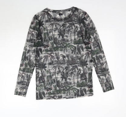 Womens UK Size 8 NEXT Multicoloured Basic Blouse