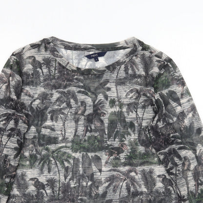 Womens UK Size 8 NEXT Multicoloured Basic Blouse