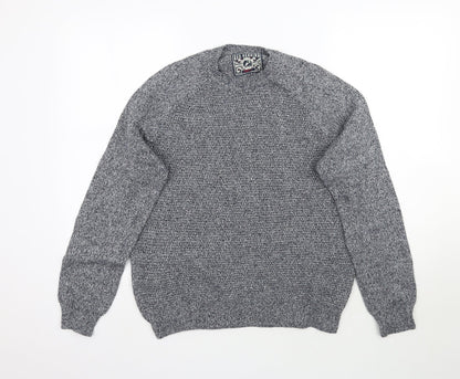 Womens UK Size S Red Herring Grey Pullover Jumper