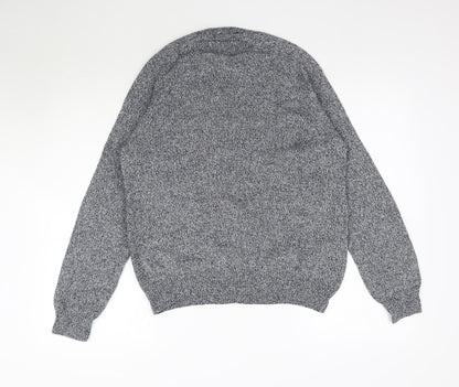 Womens UK Size S Red Herring Grey Pullover Jumper