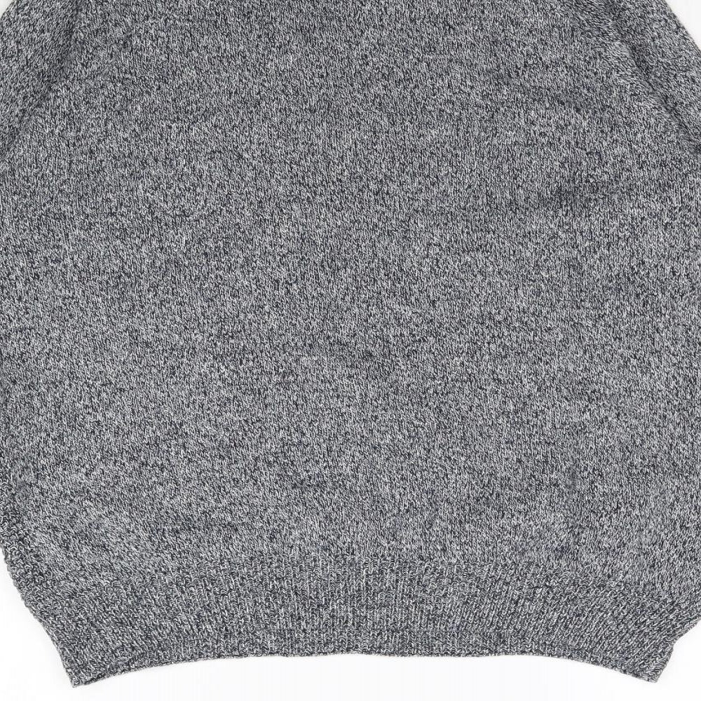 Womens UK Size S Red Herring Grey Pullover Jumper