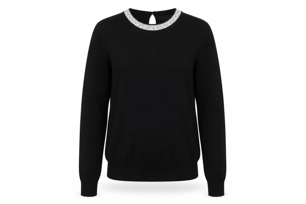 Womens UK Size 2XS Primark Black Pullover Jumper