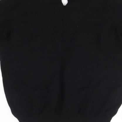 Primark Womens Black   Pullover Jumper Size 2XS  - decorated neckline