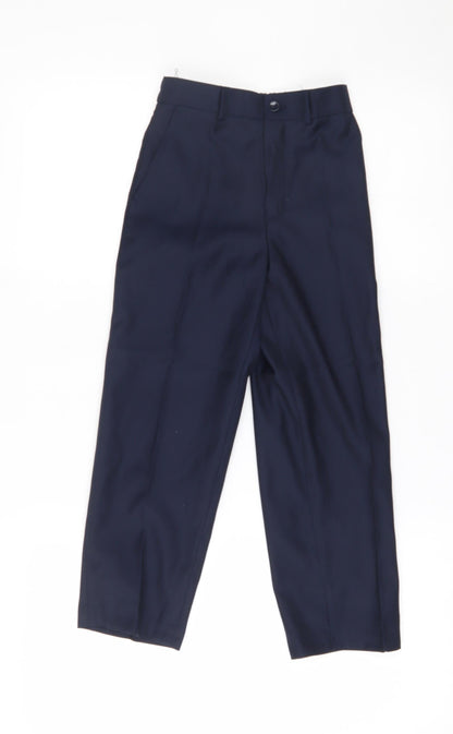 Preworn Girls Blue   Chino Trousers Size 7 Years