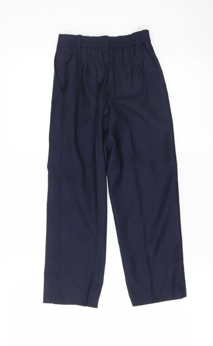 Preworn Girls Blue   Chino Trousers Size 7 Years