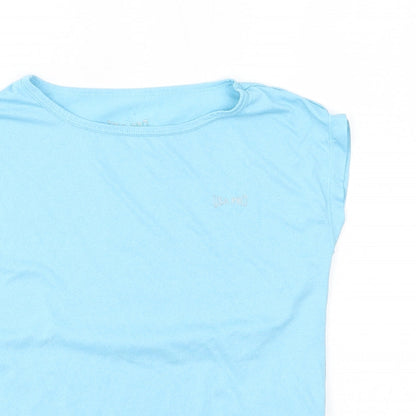 USA Pro Girls Blue   Basic T-Shirt Size 9-10 Years