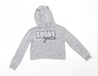 Very Girls Grey   Pullover Hoodie Size 9 Years  - squad goals