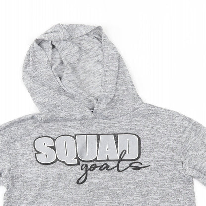 Very Girls Grey   Pullover Hoodie Size 9 Years  - squad goals