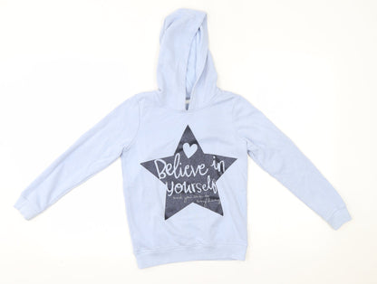 George Boys Blue   Pullover Hoodie Size 9-10 Years  -  believe in yourself