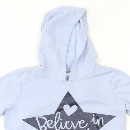 George Boys Blue   Pullover Hoodie Size 9-10 Years  -  believe in yourself