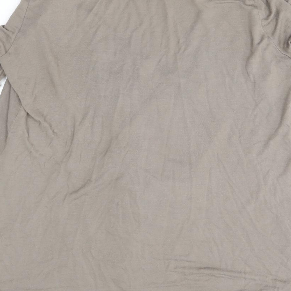 Womens UK Size 16 tg Grey Wrap Jumper