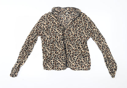 ASOS Womens Beige Animal Print   Nightshirt Size 8