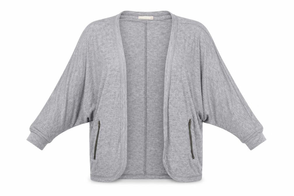 Womens UK Size 12 NEXT Grey Wrap Jumper