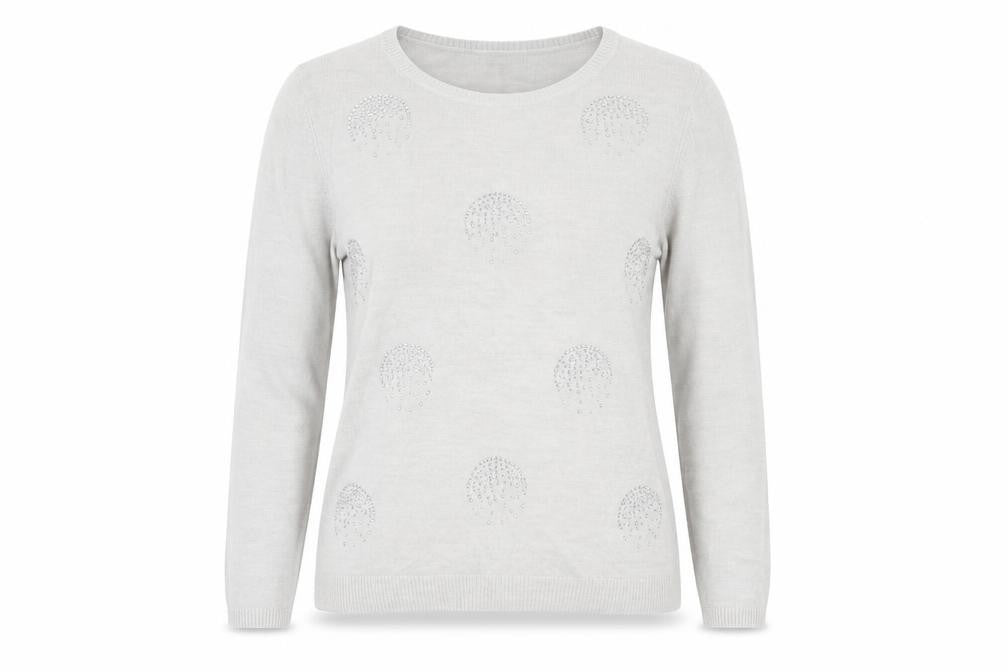 Womens UK Size 14 M&S Grey Pullover Jumper