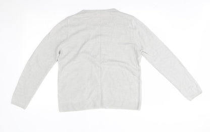 Womens UK Size 14 M&S Grey Pullover Jumper