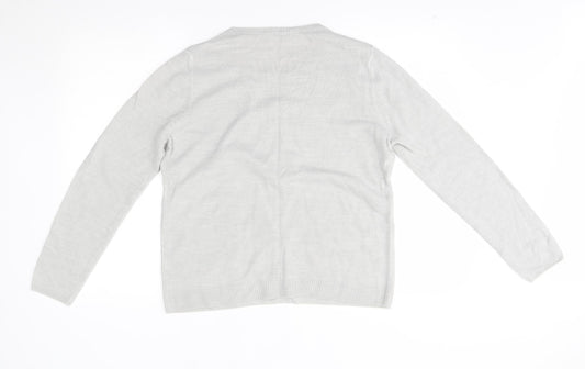 Womens UK Size 14 M&S Grey Pullover Jumper