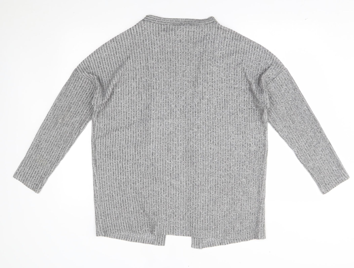Womens UK Size 10 Jeff&co Grey Cardigan Jumper