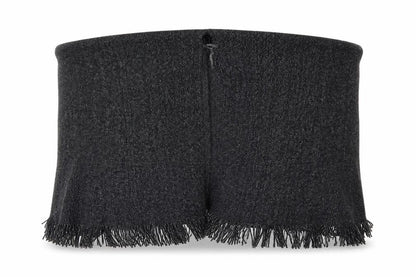 Womens UK Size One Size Preworn Grey Cape Jumper