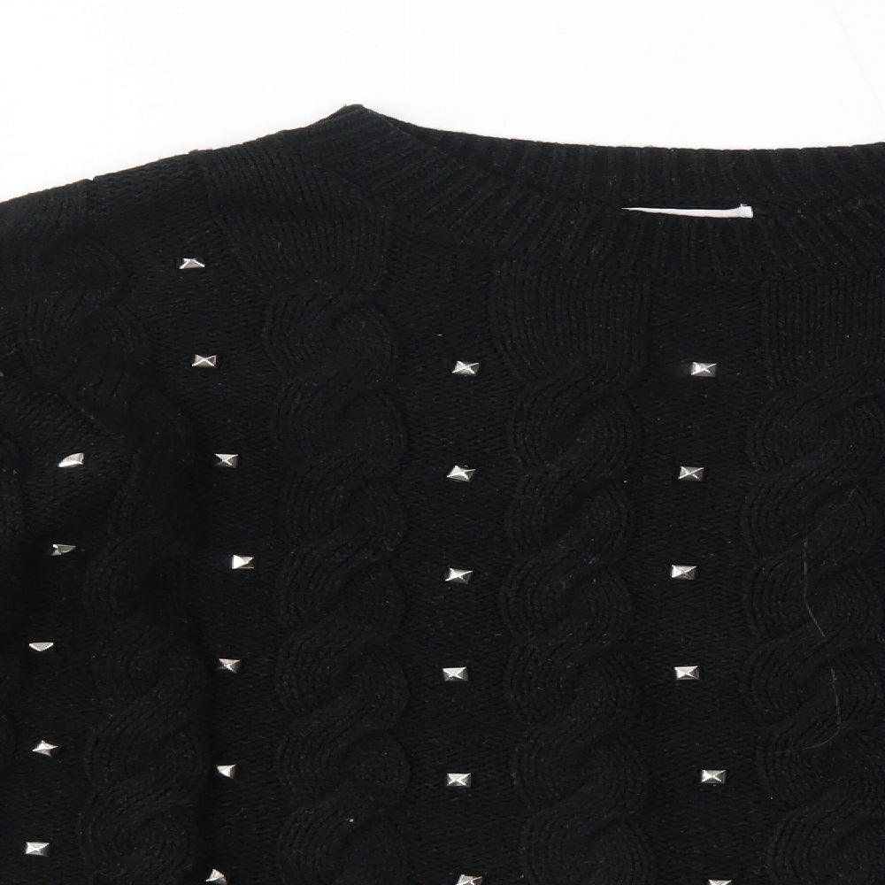 TU Womens Black   Pullover Jumper Size 8