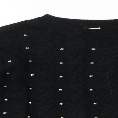 TU Womens Black   Pullover Jumper Size 8