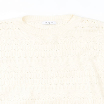 Papaya Womens Beige   Pullover Jumper Size 16