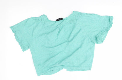 Womens UK Size M Dorothy Perkins Blue Cardigan Jumper