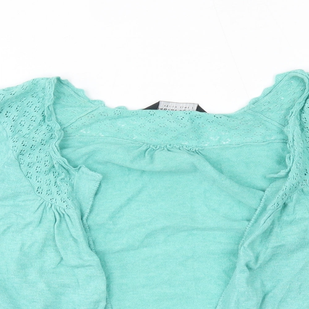 Womens UK Size M Dorothy Perkins Blue Cardigan Jumper