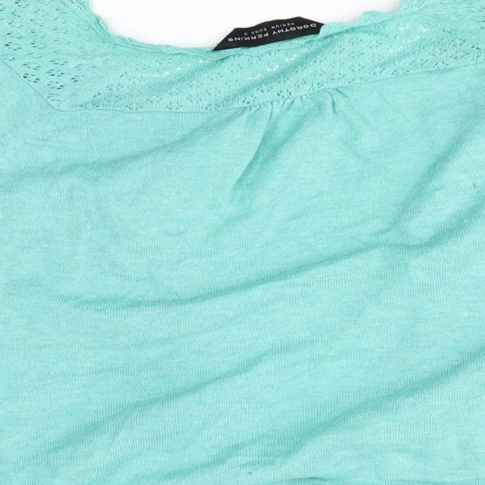 Womens UK Size M Dorothy Perkins Blue Cardigan Jumper