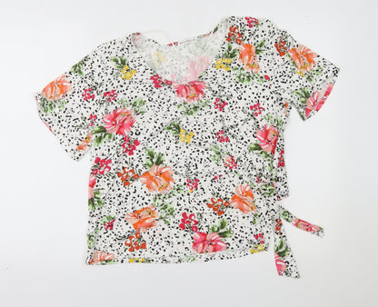 Womens UK Size M encuentro White Basic Blouse
