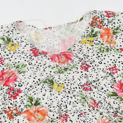 Womens UK Size M encuentro White Basic Blouse