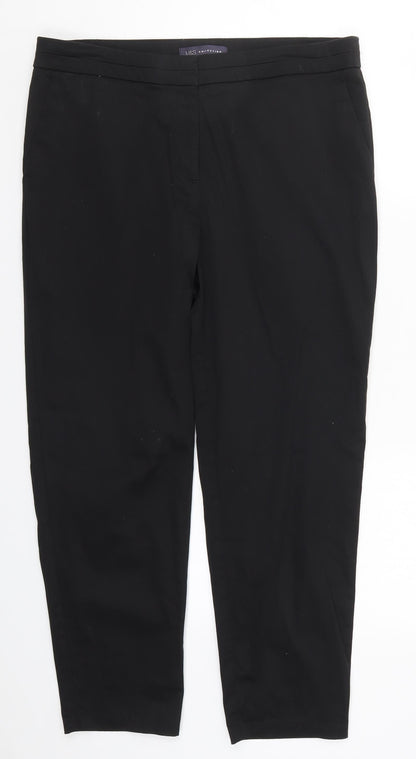 Womens UK Size 14 Marks and Spencer Regular Fit  Black Trousers