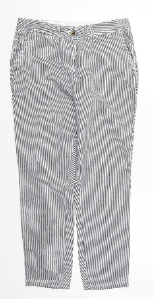 Womens UK Size 6 NEXT Regular Fit  Black Trousers