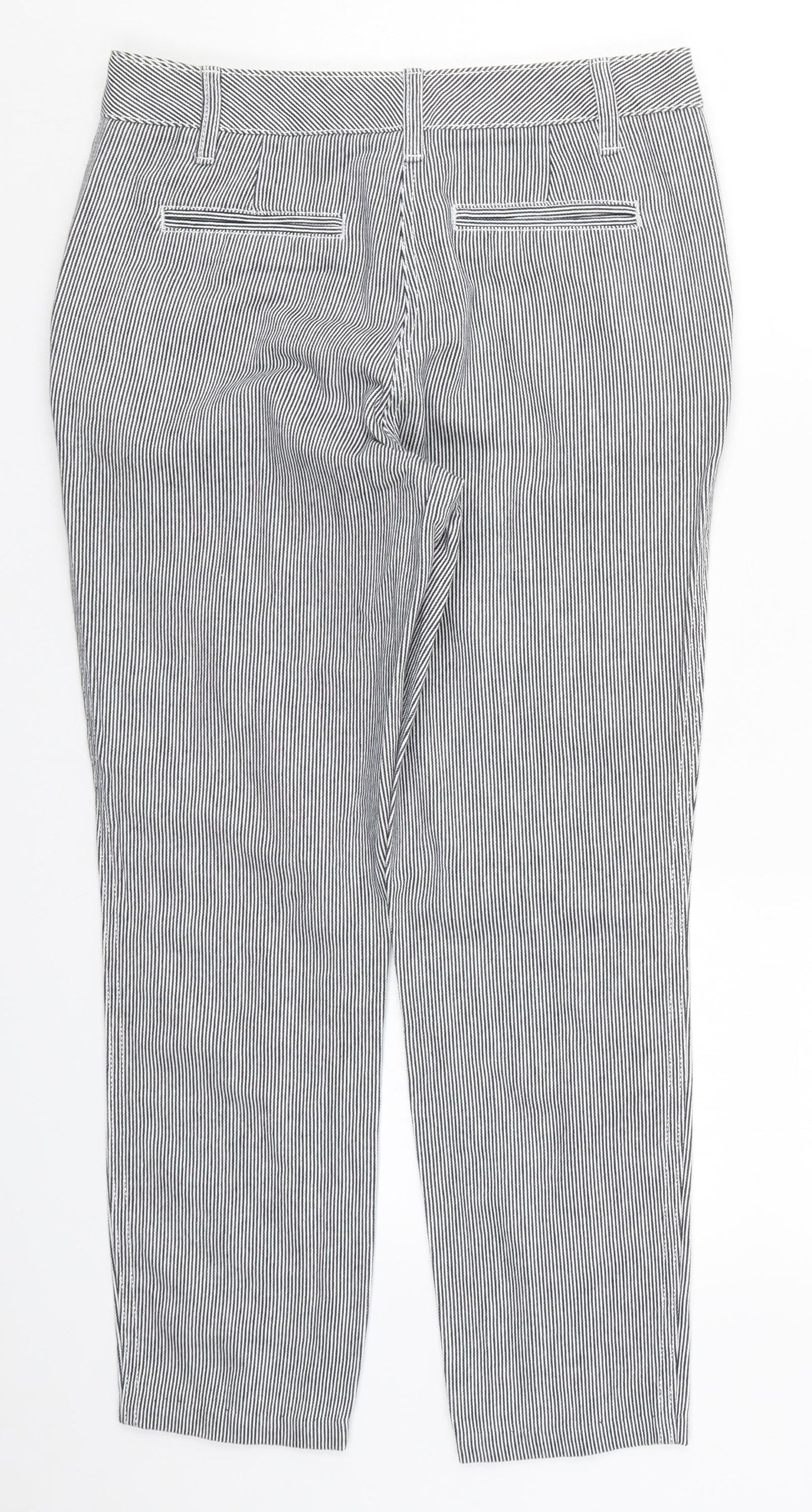 Womens UK Size 6 NEXT Regular Fit  Black Trousers