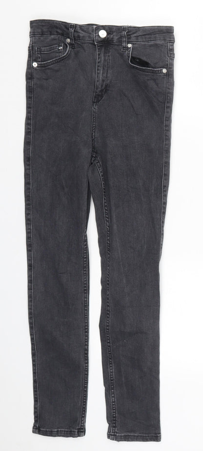 Blanche Womens Grey  Denim Skinny Jeans Size 26 in L25 in