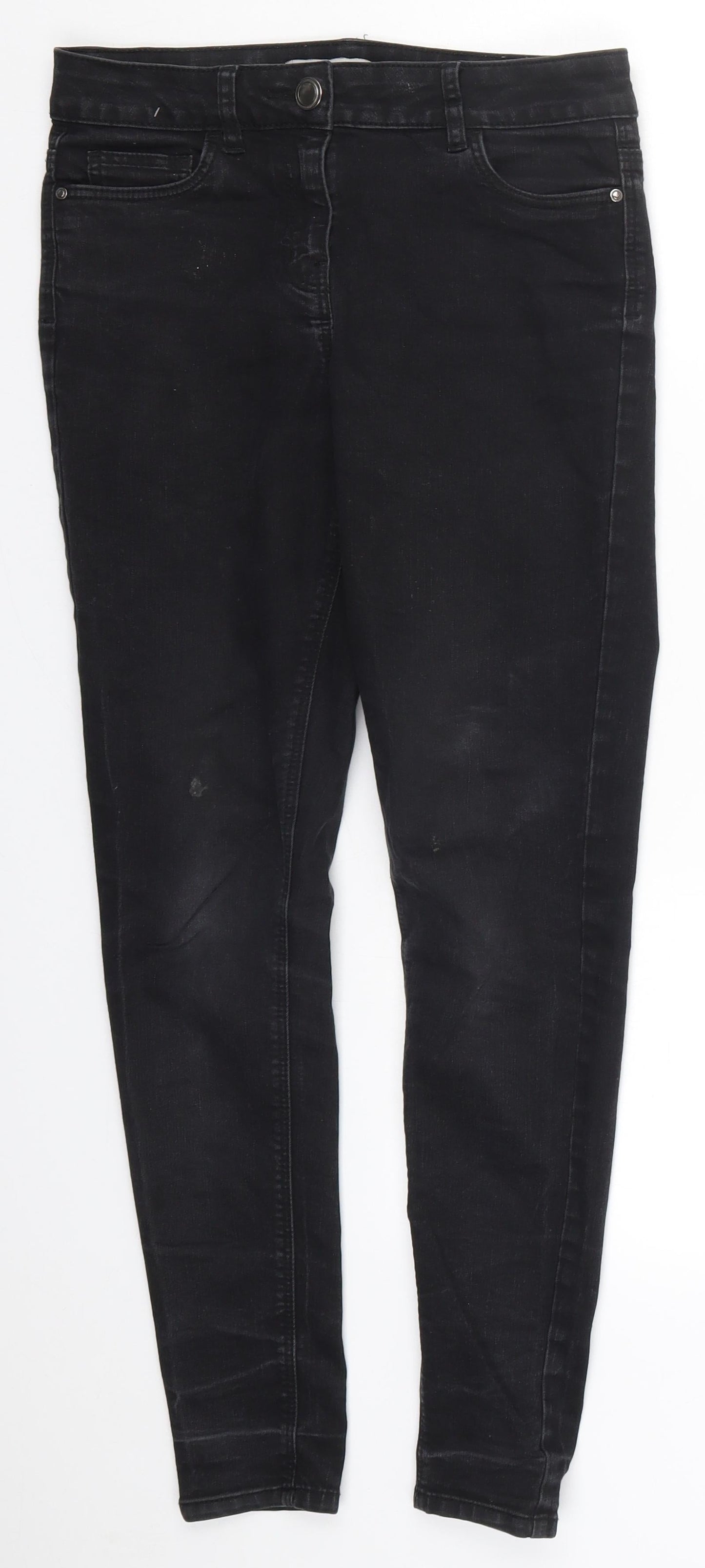 George Womens Black  Denim Skinny Jeans Size 10 L27 in