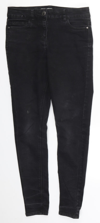George Womens Black  Denim Skinny Jeans Size 10 L27 in