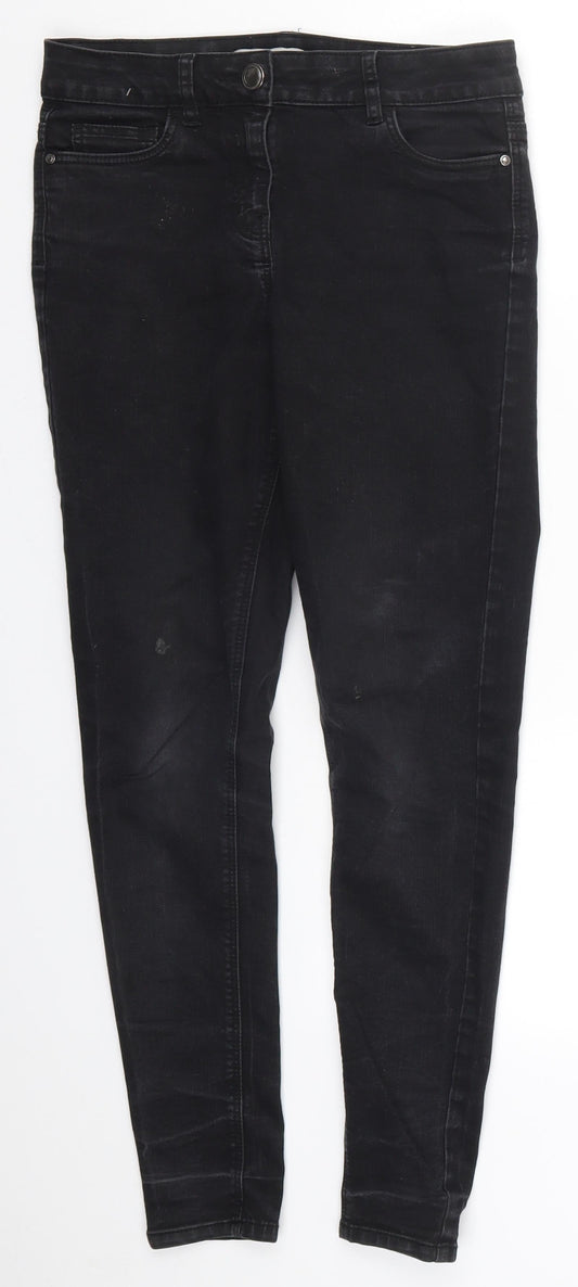 George Womens Black  Denim Skinny Jeans Size 10 L27 in