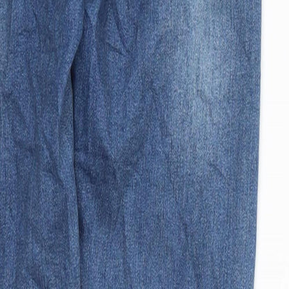 Boohoo Womens Blue  Denim Skinny Jeans Size 6 L30 in