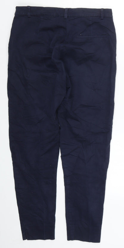Womens UK Size 8 H&M Regular Fit  Blue Trousers