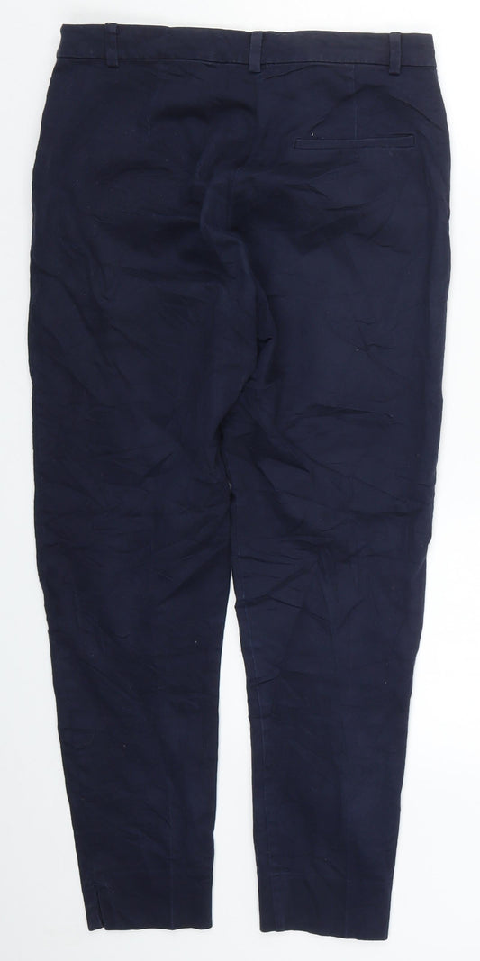 Womens UK Size 8 H&M Regular Fit  Blue Trousers