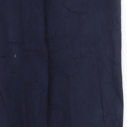 Womens UK Size 8 H&M Regular Fit  Blue Trousers