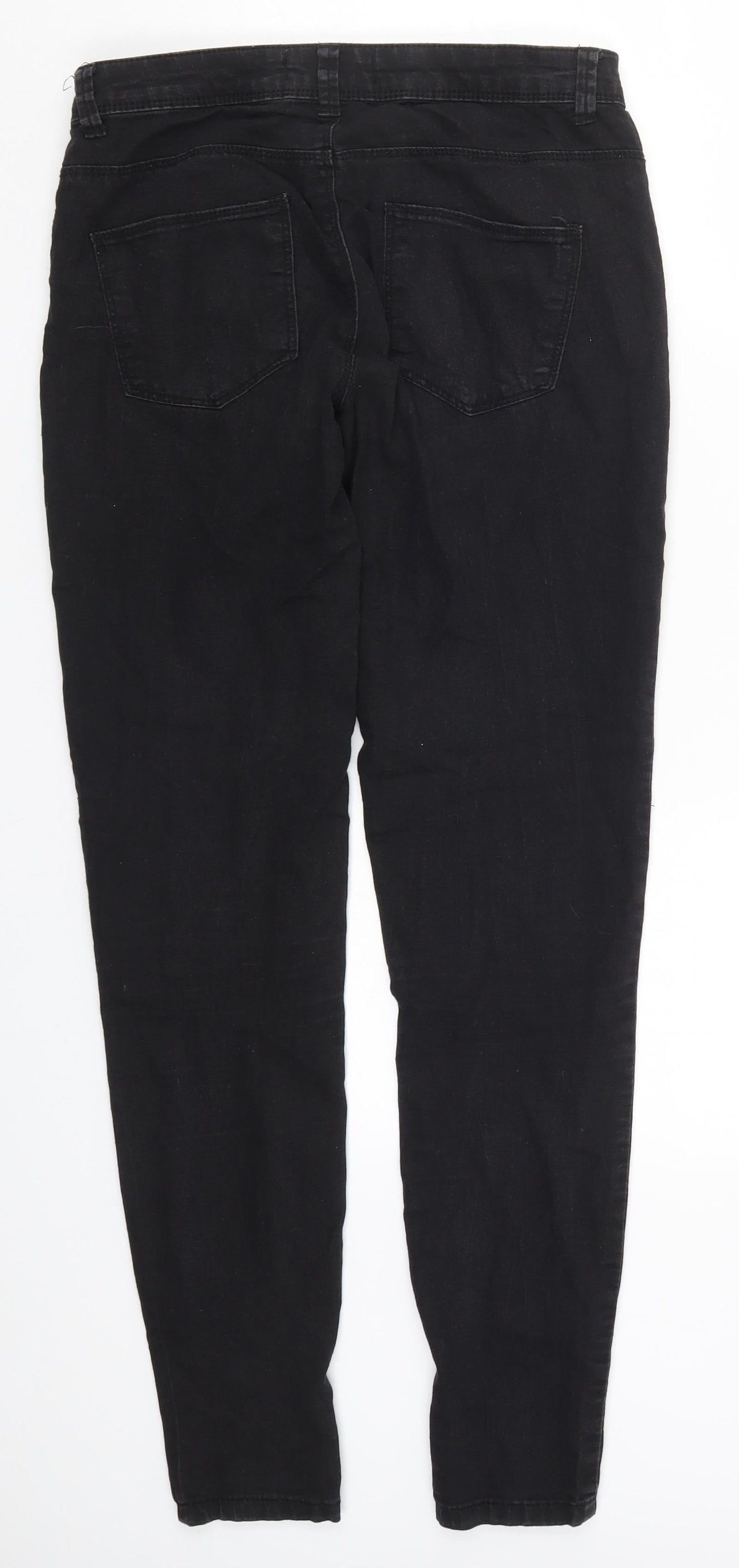 Denim Co Womens Black  Denim Skinny Jeans Size 10 L31 in