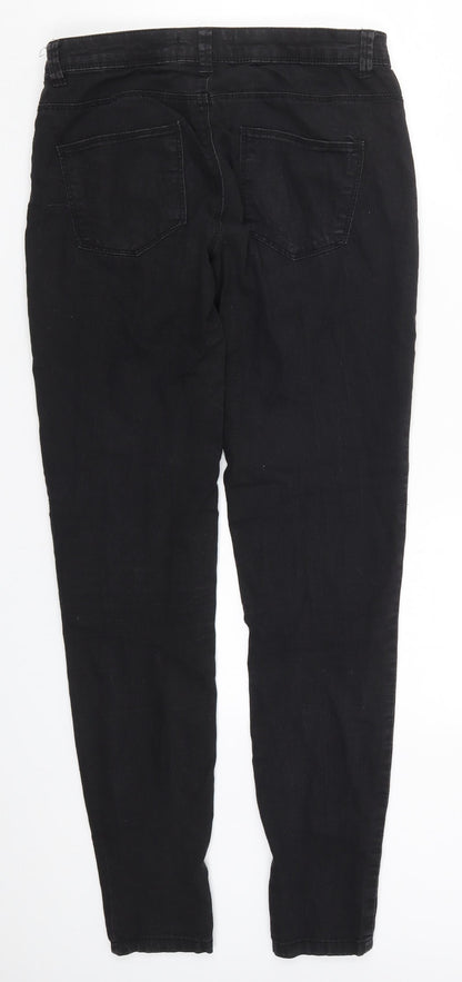 Denim Co Womens Black  Denim Skinny Jeans Size 10 L31 in