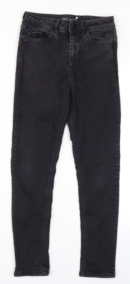 Marks and Spencer Womens Black  Denim Jegging Jeans Size 8 L25.5 in