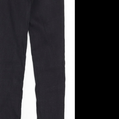 Marks and Spencer Womens Black  Denim Jegging Jeans Size 8 L25.5 in