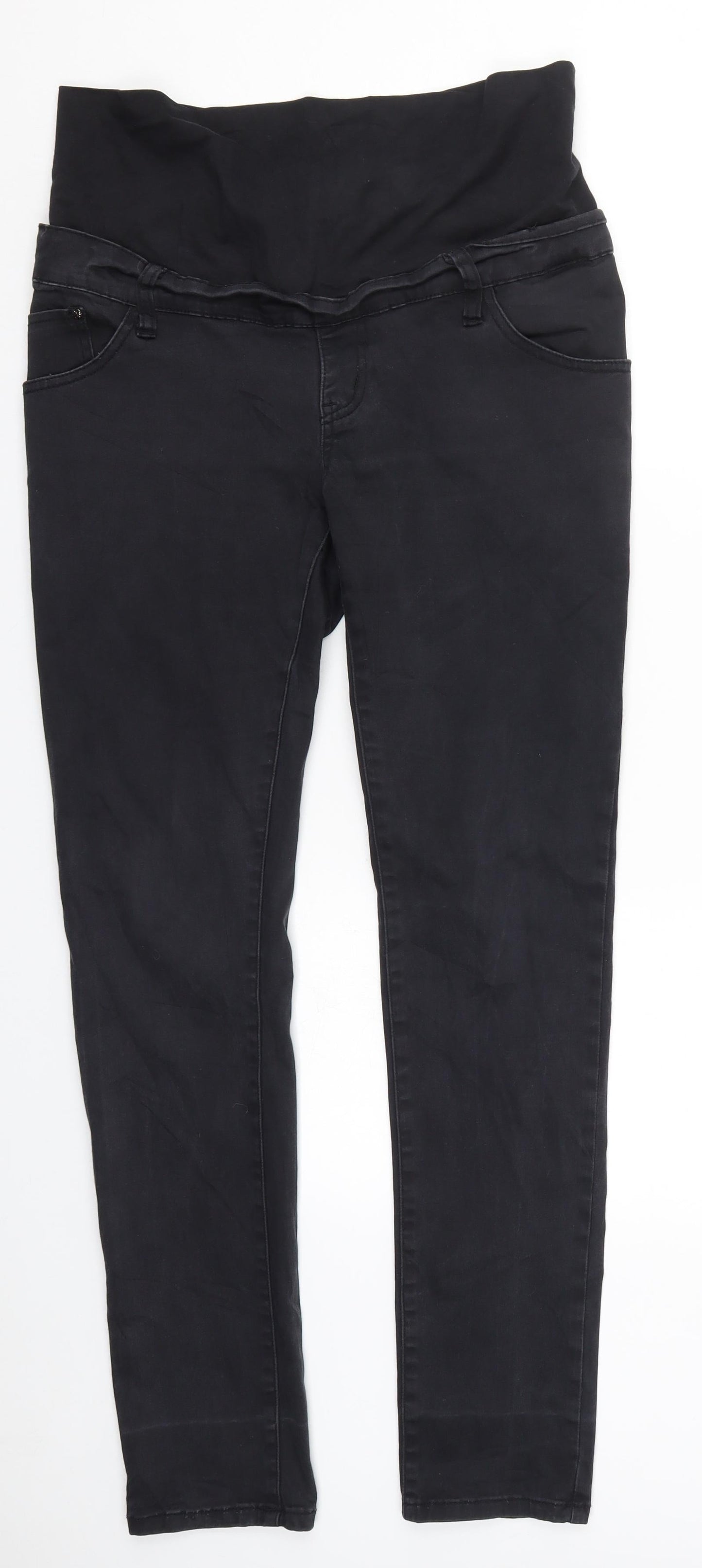 Makpl Womens Black  Denim Skinny Jeans Size 34 in L30 in