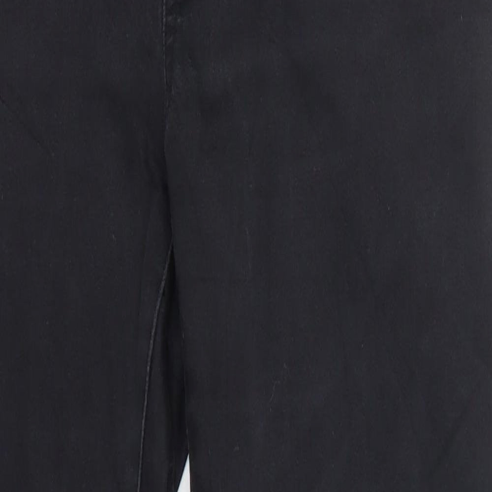 Makpl Womens Black  Denim Skinny Jeans Size 34 in L30 in